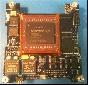 Figure 13: Photo of the COVE FPGA processor board (image credit: NASA/JPL)