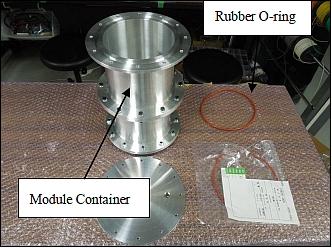 Figure 4: Photo of the module container (image credit: Teikyo University)