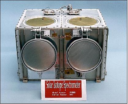 Figure 9: Photo of the solar isotope spectrometer (image credit: NASA/JPL)