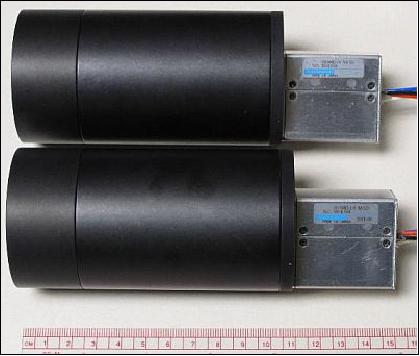 Figure 6: Prototype photometer channels: 765.5 nm and 277 nm (image credit: UI)