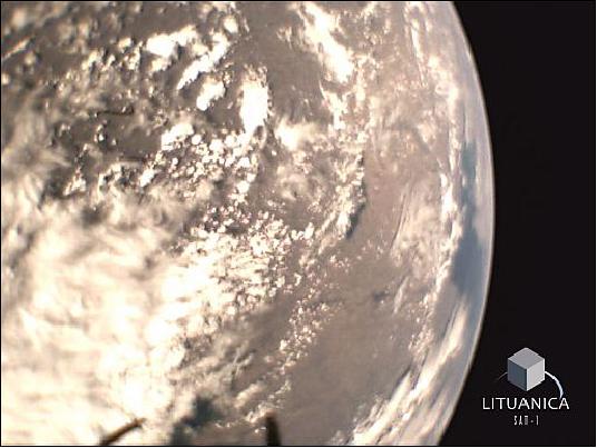Figure 11: The first Earth image of LituanicaSat-1 was acquired on May 2, 2014 (image credit: LS-1 team)