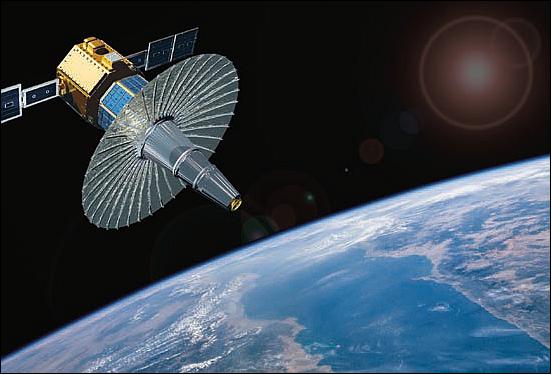 Figure 17: Artist's rendition of the deployed TacSat-4 spacecraft (image credit: JHU/APL)