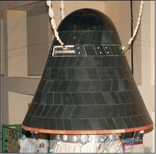 Figure 16: Illustration of the SRE-1 capsule (image credit: ISRO)