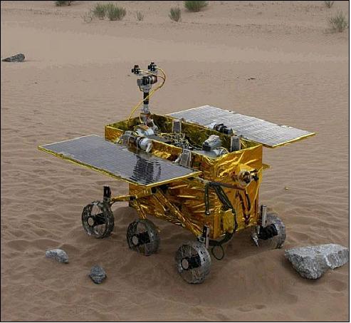 Figure 4: Photo of the lunar rover in a field test (Ref. 1)