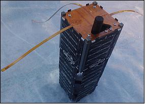 Figure 2: LambdaSat in deployed configuration (image credit: NASA, Periklis Papadopoulos)