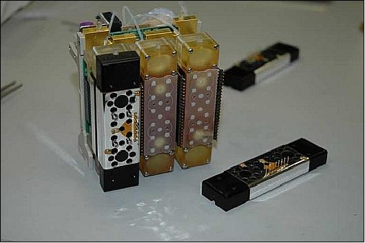 Figure 6: Photo of the sample modules (image credit: NASA)