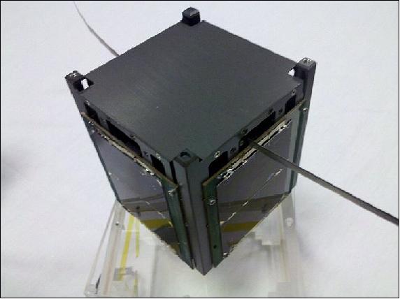 Figure 7: Photo of the EIP-2 CubeSat (image credit: MSU/SSEL)