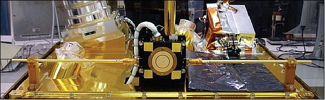 Figure 5: Photo of the PISA instrument (on the right) mounted on FASTSAT (image credit: NASA/GSFC)