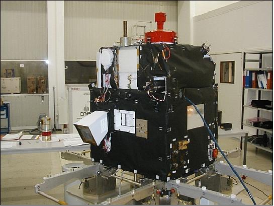 Figure 1: Illustration of the DEMETER spacecraft (image credit: CNES)