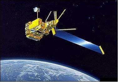 Figure 2: Artist's rendition of the ADEOS spacecraft (image credit: JAXA)