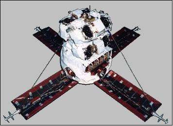 Figure 4: Artist's view of the deployed ALEXIS spacecraft (image credit: AeroAstro)