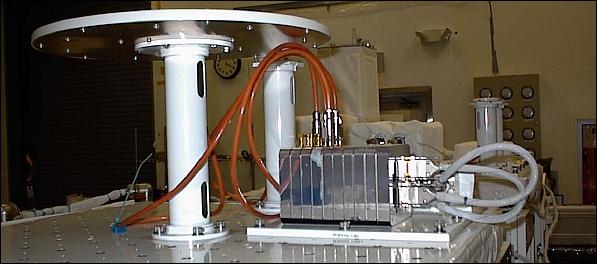Figure 14: The LPT/CANDOS assembly in the laboratory as flown on STS-107 (image credit: NASA)
