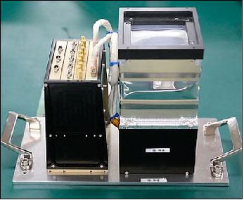 Figure 23: Photo of the hard X-ray polarimeter onboard TSUBAME (image credit: TITech)
