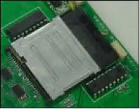 Figure 3: Smart media memory mounted on circuit board (image credit: HIT)