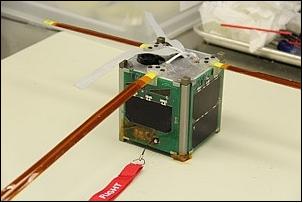 Figure 5: Photo of the COPPER CubeSat (image credit: SLU)