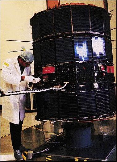 Figure 1: Photo of the IMP-8 spacecraft (image credit: NASA)