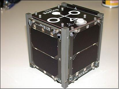 Figure 1: Photo of the CSTB1 CubeSat (image credit: The Boeing Corporation)