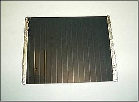Figure 8: CIGS solar cell mounted on XI-V (image credit: ISSL)