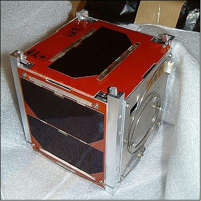 Figure 5: Photo of the UWE-1 spacecraft (image credit: University of Würzburg)
