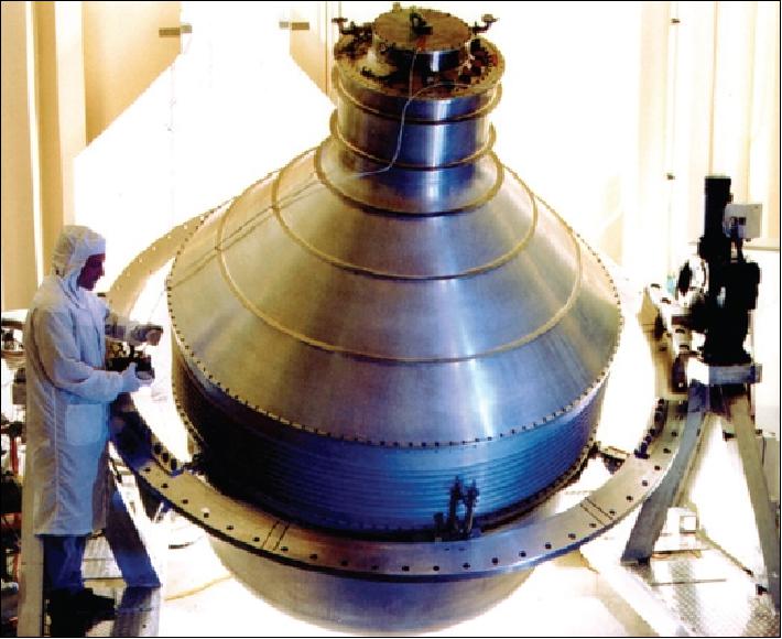 Figure 15: Photo of the dewar (image credit: Lockheed Martin Corporation)