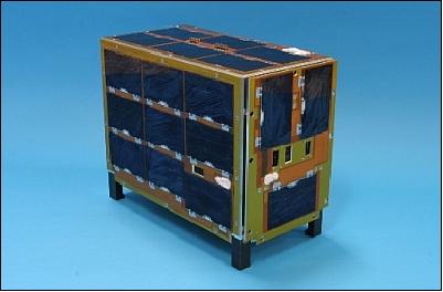 Figure 1: Illustration of the CUTE-1.7+APD-2 nanosatellite (image credit: TITech)