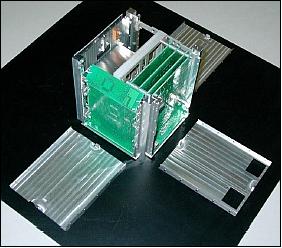 Figure 2: Illustration of the CubeSat structure (image credit: TITech)