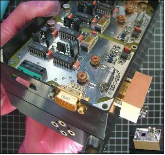 Figure 16: Photo of the “sensor box” with the OWLS module (image credit: INTA)