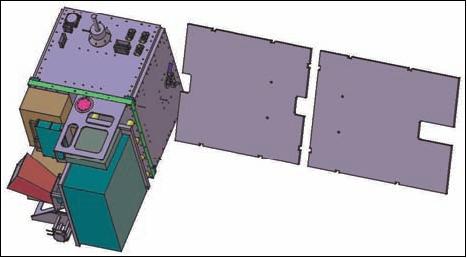 Figure 14: The Myriade HRG spacecraft (image credit: CNES)