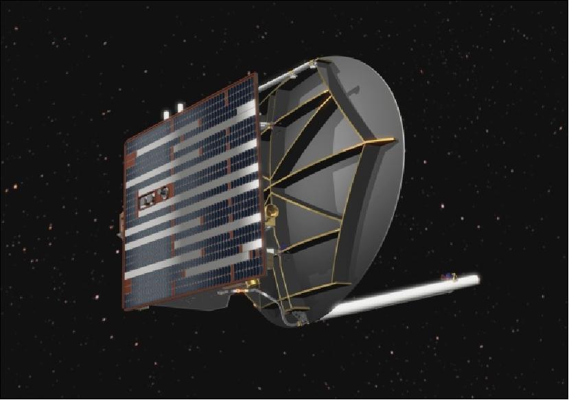 Figure 4: Alternate view of the SAR-Lupe spacecraft (image credit: OHB-System AG)