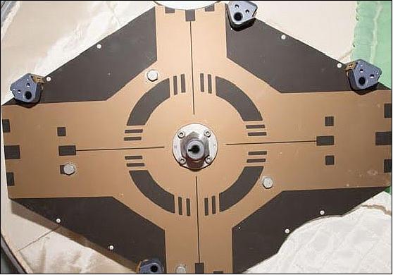 Figure 1: The STORRM retro-reflector installed on ISS during the STS-131 mission in May 2010 (image credit: NASA/JSC)