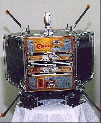 Figure 2: Photo of the OPAL microsatellite (image credit: SSDL)