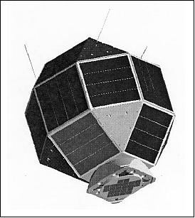 Figure 1: Illustration of the PANSAT microsatellite (image credit: NPS)
