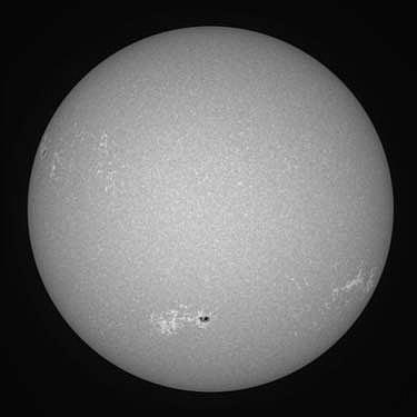 Figure 9: Sun surface at 393 nm (image credit: CNES)