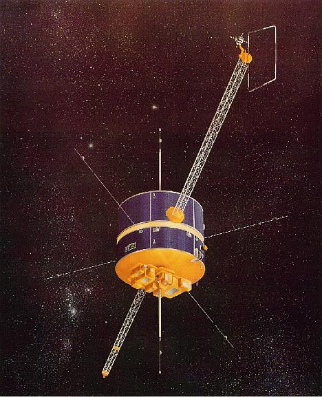 Figure 3: Artist's rendition of the deployed POLAR spacecraft (image credit: NASA)