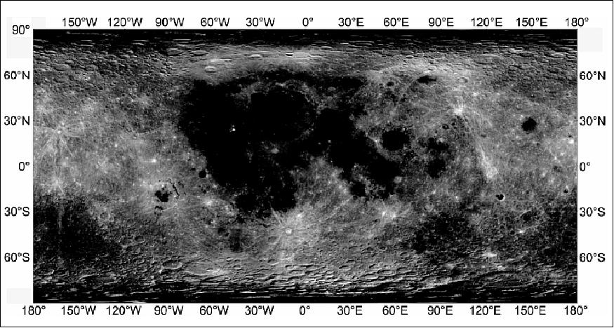 Figure 8: Whole Moon image obtained by Chang'e-2 (image credit: CAST)