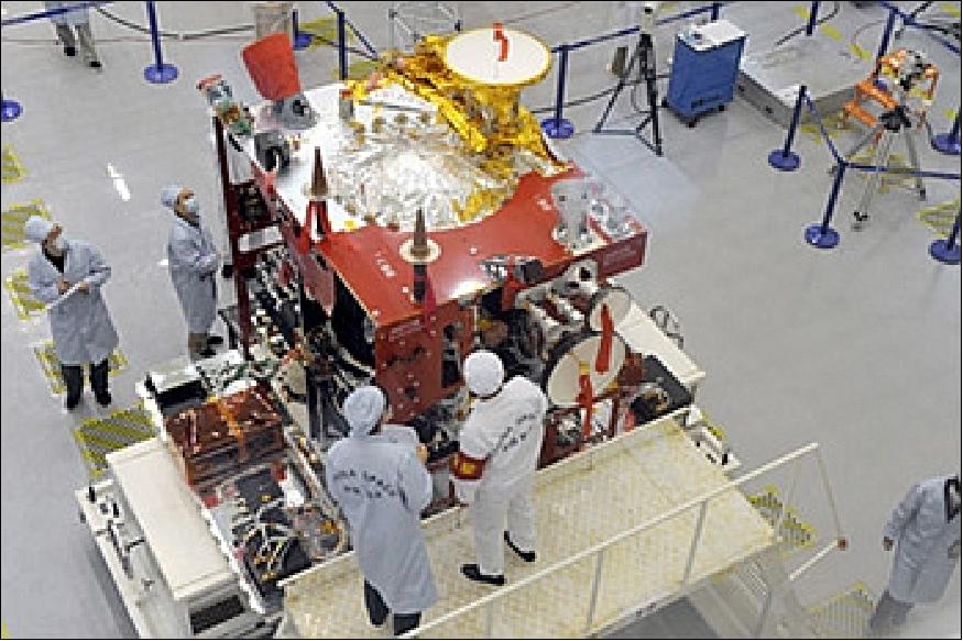 Figure 3: Spacecraft integration of Chang'e-2 (image credit: CAST)