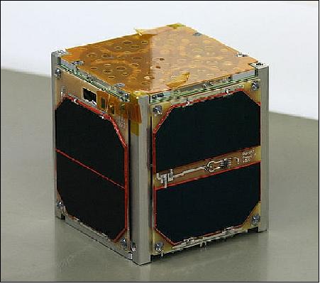 Figure 1: Photo of the PW-Sat CubeSat (image credit: PW)