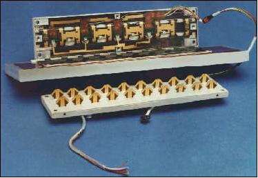 Figure 15: TRAM sub-experiment, revealing flex-based HDI modules (image credit: AFRL)