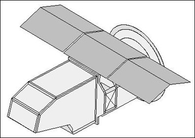 Figure 7: The EarlyBird spacecraft