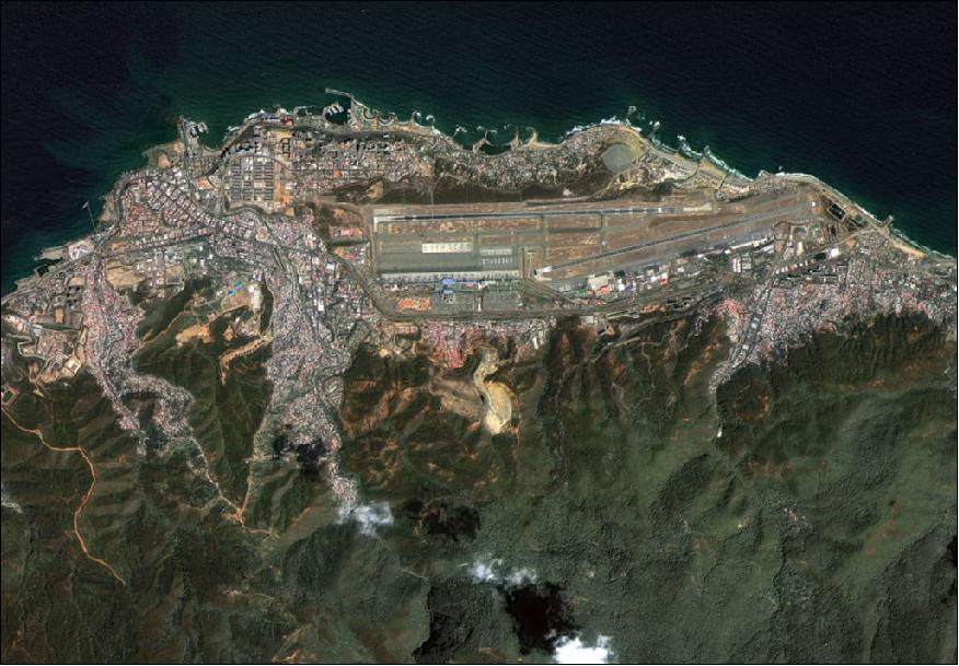 Figure 7: Miranda PCM image of the Maiquetía "Simón Bolívar" International Airport (image credit: ABAE)