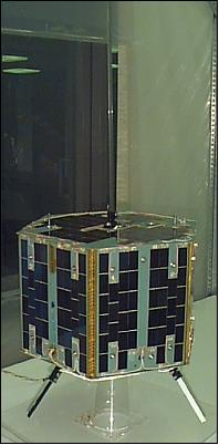 Figure 4: Photo of the SAPPHIRE spacecraft after final assembly (image credit: SSDL)
