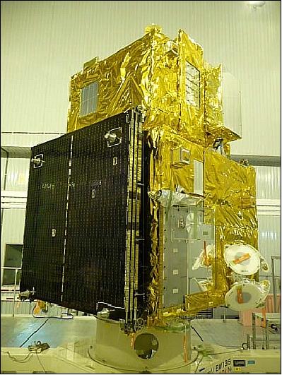 Figure 11: Photo of the SERVIS-2 spacecraft at the launch site (image credit: USEF)