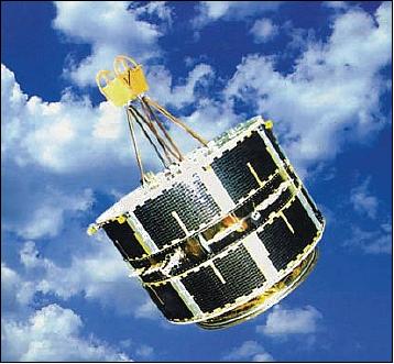 Figure 6: Artist's view of the SJ-4 spacecraft in orbit (image credit: CAST)
