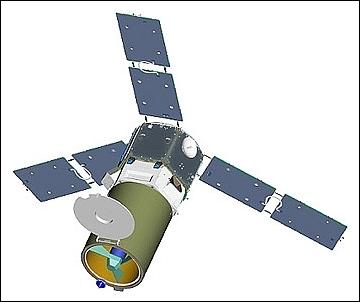 Figure 9: Illustration of the ORS-1 spacecraft (image credit: Goodrich)
