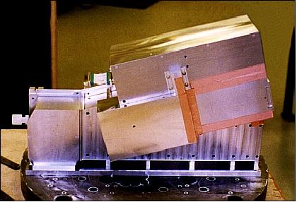 Figure 9: Photo of the UVS while undergoing vibration testing at Ball Aerospace (image credit: LASP)