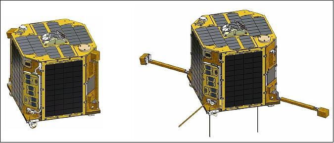 Figure 4: Illustration of the SOHLA-1 microsatellite (image credit: JAXA)