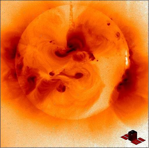 Figure 10: Last image of the SXT instrument observed on December 14, 2001 (image credit: LMSAL)