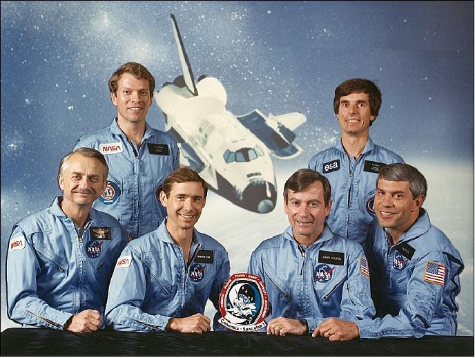 Figure 5: The crew of flight Spacelab-1 (image credit: NASA)