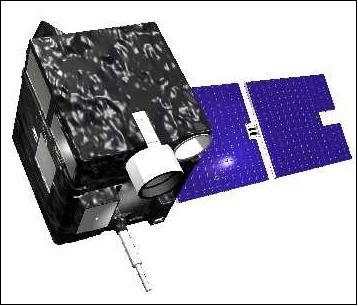 Figure 2: Artist's rendition of the SPIRALE spacecraft (image credit: TAS)