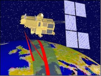 Figure 1: General view of the SPOT-4 spacecraft in orbit (image credit: CNES)